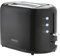 Plastic 2 Slice Toaster - Black - Features: 2xSlots - Variable Width Function - Cancel/Reheat/Defrost functions - High Lift Eject - Removable Crumb Tray - Dimension: L30.2 x W16.4 x H18cm