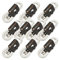 10 x 6m Male to Female XLR Mic Leads/Balanced Microphone Cables / 8 Colours / 10 Pack White