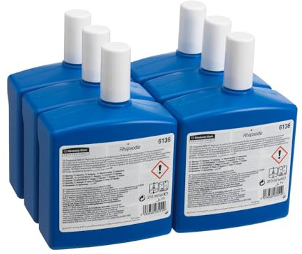 Kimberly-Clark Professional Duft-Lufterfrischer Rhapsodie – Nachfüllpackung 6136, transparent, 6 x 310 ml (1.860 ml gesamt)