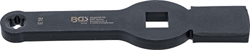 BGS 35318 | Schlag-Ringschlüssel | E-Profil (für Torx) | mit 2 Schlagflächen | SW E18