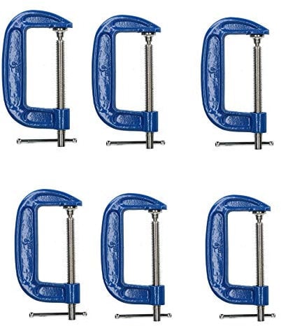 4 / 100mm Heavy Duty G Clamp C C Grip Holder Clasp Vice Clamping 6 Pack