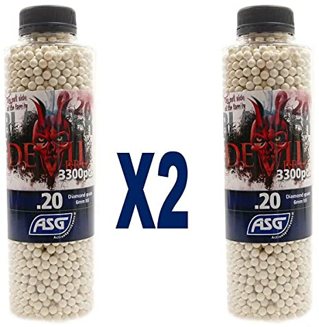 ASG Airsoft Devil Blaster 0,20g bb's 6600 2 Bottle Polish AEG G36 19410X2 Target