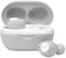 JBL Tune 115 Auriculares intraaurales inalámbricos, con Bluetooth, Sonido Pure Bass y modo Dual Connect, hasta 21 horas de música con estuche de carga, color blanco