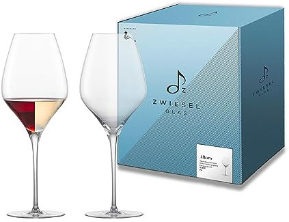 Zwiesel Glas Weindegustationsglas Alloro (2-er Set), in Handarbeit mundgeblasene Weingläser, ästhetische Tritan®-Kristallgläser für die Weinverkostung (Art.-Nr. 122091)