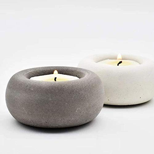 Silicone Moulds,Concrete Moulds,Cement Candle Mold DIY Flower Pot Holder Mould Succulent Plants Concrete Planter Vase Molds