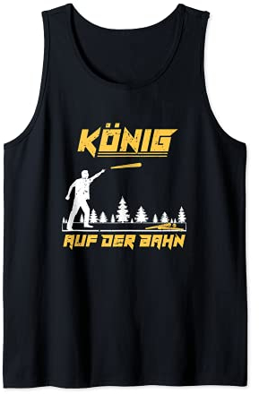 König auf der Bahn Knitteln Stöbel Knittelspieler Tank Top