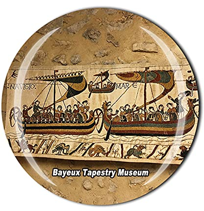 Bayeux Wandteppich Museum Frankreich Kühlschrank Magnet Kristall Tourist Souvenir Geschenk Sammlung Kühlschrank Magnetaufkleber
