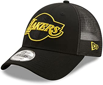 New Era Herren Los Angeles Lakers Kappe, Blk, Einheitsgröße EU