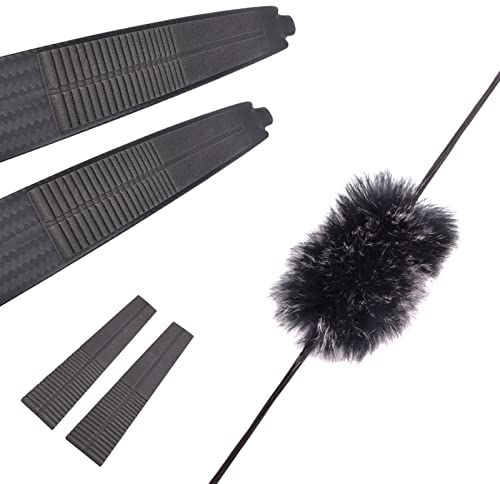 ELONG OUTDOOR Bow String Silencer Combo Pack (4 Stück) | Traditioneller Stil Bogenschießen Recurve Saitenschalldämpfer | Schalldämpfer für das Bogenschießen