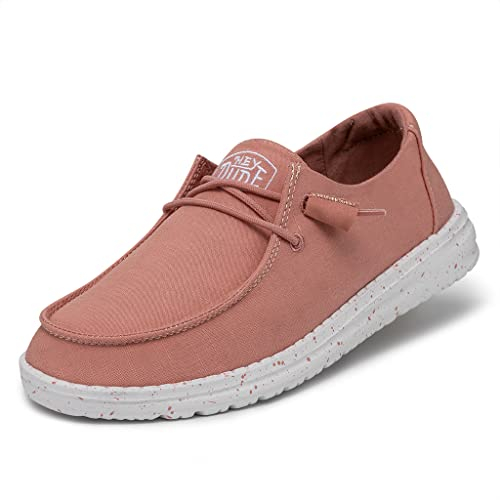 Hey Dude Wendy Slub Canvas, Moc Toe Shoes Mujer, Terracota, 39 EU