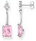 Thomas Sabo Damen Ohrringe aus Sterling-Silber mit Zirkonia-Steinen in Pink, H2177-051-9