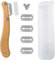 Kiuiom Cuchillo para Pan,Masa Cuchillo,Herramienta de Corte de Pan,Cuchillo de Panadero,con 5 Cuchillas de Afeitar para Pan Masa Hornear Cocina Bricolaje Acero Inoxidable de Corte de Pan