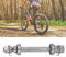 Naroote Fahrrad-Radnabenachse, Vollwellenhebel, Fahrradreparaturwerkzeug, Vorderradnabenachse, Hinterachse, Metallmaterial für Werksreparaturwerkstatt, Fahrradindustrie ((Vorder-) Achse +6000 Lager)