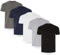 FM London Camiseta paquete de 3/5 para hombre - Camisetas de peso premium con diseño ligeramente ajustado, Negro, Gris, Blanco, Azul Marino, Gris Antracita (Pack de 5), S