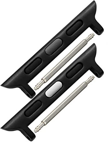 masar - Kit adattatore per cinturino compatibile Apple Watch iwatch Adapter 1,2,3,4,5,6,7,8,9,10, SE, Ultra1 e 2 – 38/40/41 mm o 42/44/45/49 mm – Cinturino per orologio da 14 mm a 24 mm – Attenzione