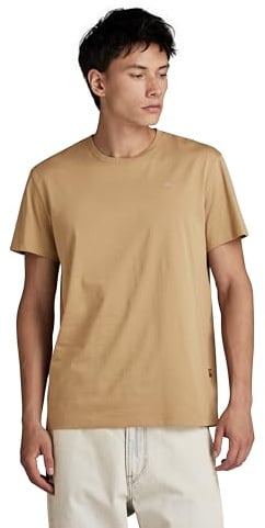 G-Star Men's Base-S T-Shirt, Beige/khaki (safari D16411-336-B444), XS