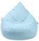 Droplet-Lounge Tropfenform Sitzsack mit Füllung | für Kinder Erwachsene | Indoor & Outdoor geeignet | Wasser-& Schmutzabweisend | Sitzkissen Bodenkissen Beanbag (XXL Durchmesser 80 cm, Hellblau)