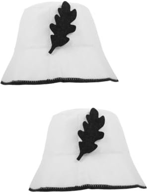 Ipetboom 2stücke Saunahut Aus Wollfilz Hitzebeständiger Filzhut Für Sauna Spa Leicht Und Tragbar Schützt Kopf Und Haare Vor Überhitzung Für Damen Und Herren Für Zuhause Und Reisen