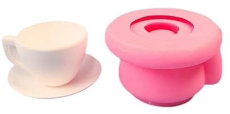 Teacup Candle Holder Resins Molds Candlesticks Silicone Molds for Candle Holder Making Castings Mould Craft Moulds