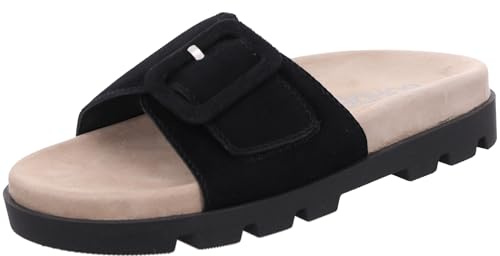 Rohde Damen Pantolette aus Veloursleder mit überzogener Schnalle Venezia 6311