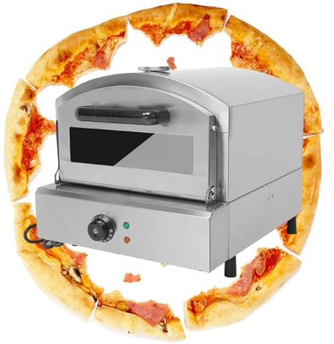 Forno Per Pizza A Gas Da Esterno Da 12 - Maniglia Estraibile E Rilevatore Di Temperatura, Forno Per Pizza Portatile In Acciaio Inossidabile Per Grigliate, Cortile E Campeggio,110V