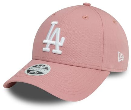New Era Los Angeles Dodgers Fan Cap Frau Mädchen Accessoire Verstellbarer Verschluss Vereinslogo MLB rosa - One-Size