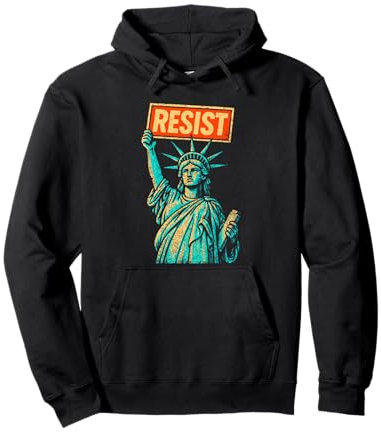 Resist Statue of Liberty Pullover Hoodie