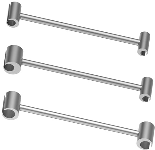 VVOKGO Door Hinge Adjustment Tool, Hinges Gap Adjusting Wrench, Knuckle Bender for Flag Hinges of Residential, Fire, Security, Clean-room Doors S (12-16mm) + M (14-19mm) + L (21-23mm)