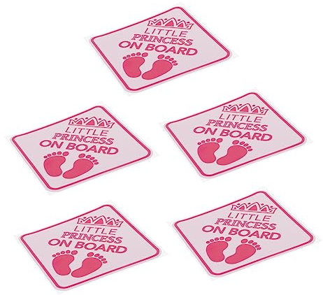 Zerodeko 5 Stück Reflektierende Aufkleber für Autos Sicherheitswarnung für Langlebig Auffällige Farben Einfache Anbringung für Nachtfahrten und Sichtbarkeit