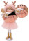 HEATSHAKING 1 Stück Weihnachtsengel Dekoration Stehende Mädchenpuppe für Desktop für Weihnachtsfeiern und Kinderpartys Süßes Element für Festliche