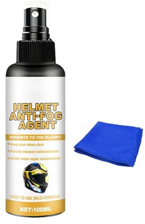 Bkljkf Anti-fog Spray – Cleaning Water Coating 100 ml Spray for Motorcycle Helmets, for Glasses Windshields, Mirrors, Motorcycling, Skiing, Snowboarding, Outdoor Sports, Men and