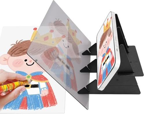 Proiettore da disegno, mobile da disegno ottico A4, con proiezione di smartphone, per ritoccare immagini e disegni per principianti e disegni creativi