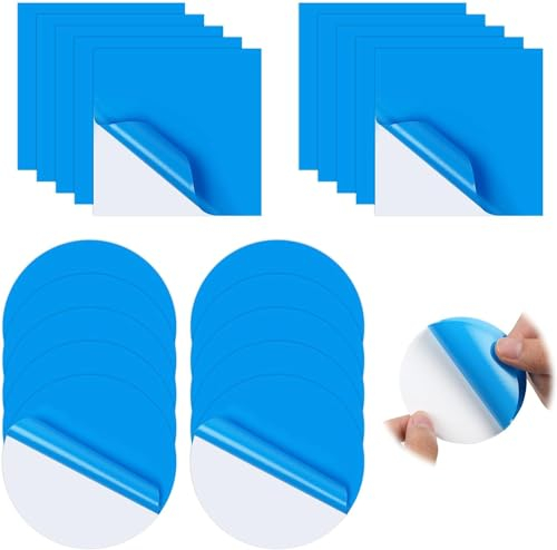 WCDSFL 20 Stück PVC Pool Reparaturset,Poolflicken Selbstklebend Unterwasser,Selbstklebende Reparaturflicken Pool für Schwimmbecken