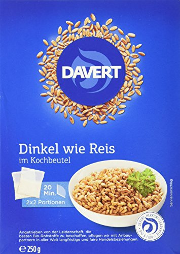 Davert Zart-Dinkel im Kochbeutel Bio, 250 g
