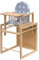 Best for Kids Kombihochstuhl Victoria Bärchen | Leicht umbaubarer Kinderstuhl mit Tisch | Hochstuhl aus Holz mit Bärchen Design | Ideal als Esstischstuhl | Portabel & schnell montierbar