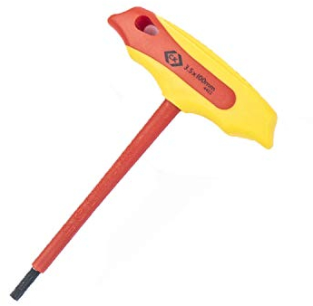 C.K T4422 035 VDE - Chiave esagonale con impugnatura a T, 3,5 mm