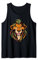 Disney Lion King Scar Pattern Fill Head Shot Portrait Débardeur