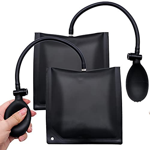JJQHYC 2 Stück Montagekissen Air Wedge Pump Luftkissen Hebekissen, Montagekissen zum Montagen Tür Fenster und Auto-Reparatur