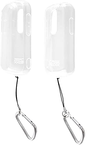 caseroxx Schutzhülle für Unihertz Jelly 2, mit Lanyard und Karabiner zum Befestigen in transparent