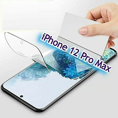 Cracksin Gorilla Schutzfolie für iPhone 12 Pro Max [2 Stück] Nano-Tech, Klar, [6.7 Zoll] 100% Fingerabdrucksensor Displayschutz Protector