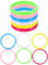 jojofuny 12PCS di Plastica Del Braccialetto Braccialetti di Colore Della Caramella I Braccialetti Alla Moda Monili per Bambino Della Ragazza Delle Donne Del Partito
