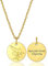 Bestyle Ketten für Damen Personalisierte Blumenanhänger Lilie aus Edelstahl Mai Geburtsblume Halskette mit Gravur Gold