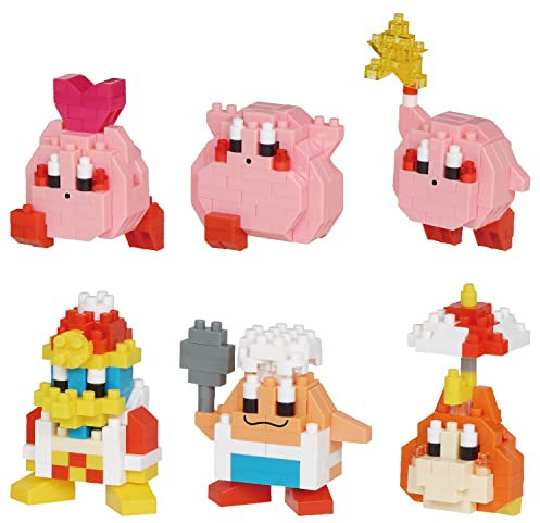 nanoblock - Kirby - Kirby Sortiment 2 (Blind Box Komplett-Set), Minano Series Bausatz, NAN22415