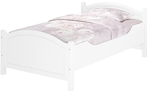 Erst-Holz®Seniorenbett weiß 120x200 breites hohes Einzelbett V-60.40-12Wohne Zubehör