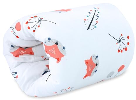 Stillkissen klein Breastfeeding und Nursing Pillow für unterwegs 20 cm - Stillmuff Armkissen und Lagerungskissen Baby Arm Still Kissen aus weicher Baumwolle Oeko-Tex Fuchs