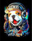 DCIDBEI 40 x 50 cm Diamant Malerei DJ Bulldogge, DIY Runde Diamond Painting Strass set Tiere Anime Stickerei Kreuzstich Hund Erwachsene Kinder Schlafzimmer Wand Dekoration
