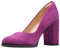 Clarks Freva85 Court, Pump Donna, Pelle Scamosciata Viola, 39 EU