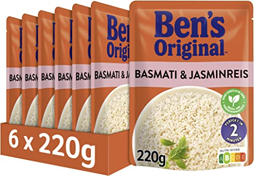 BEN'S ORIGINAL™ Express Reis Basmati & Jasmin 6 x 220g