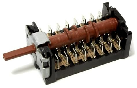 BSSTORE Conmutador horno 7 posiciones compatible con varios modelos equivalente a 263900054, 870701K