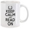 Urban Backwoods Keep Calm And Read On Tasse Mit Spruch Kaffeetasse